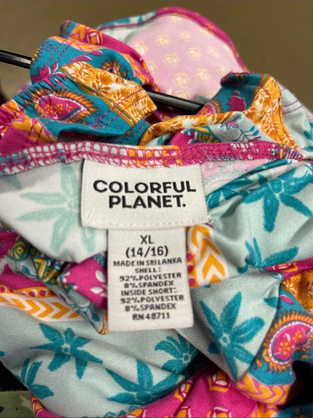 Colorful Planet Girl’s Sleeveless Skort Sundress XL (14/16) NWT